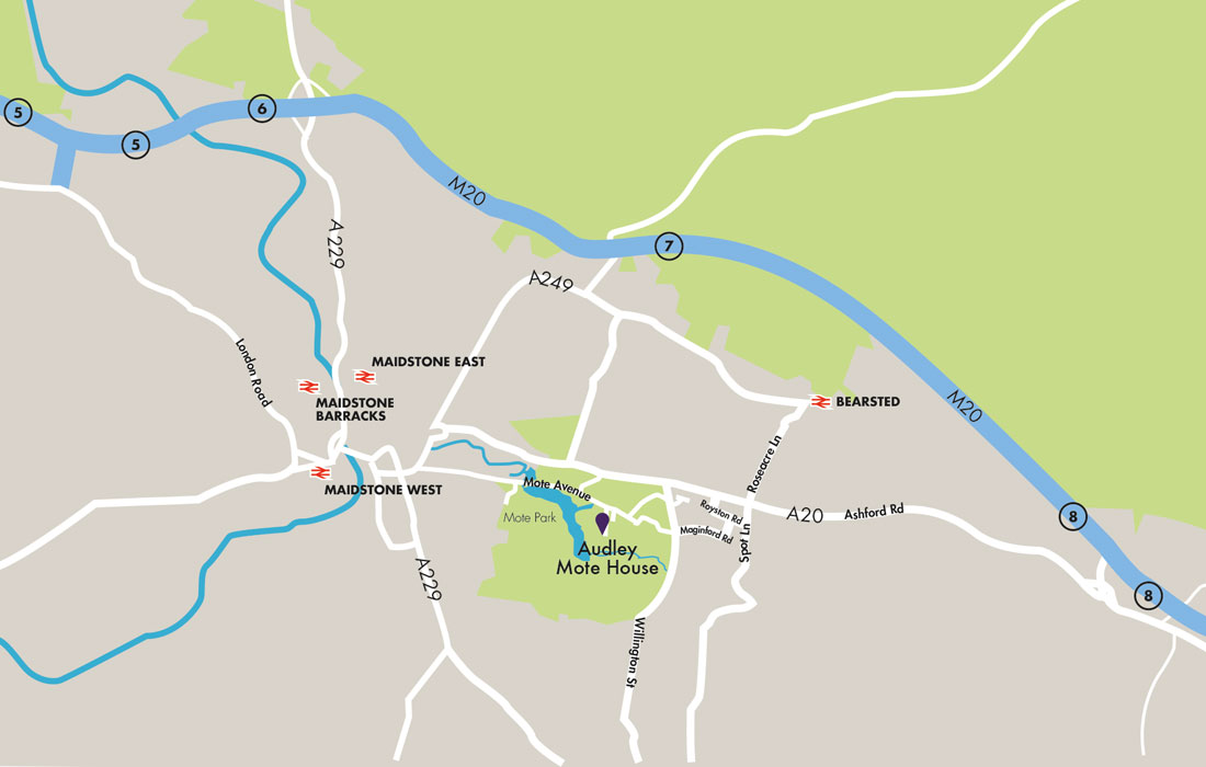 Audley Retirement Villages Map