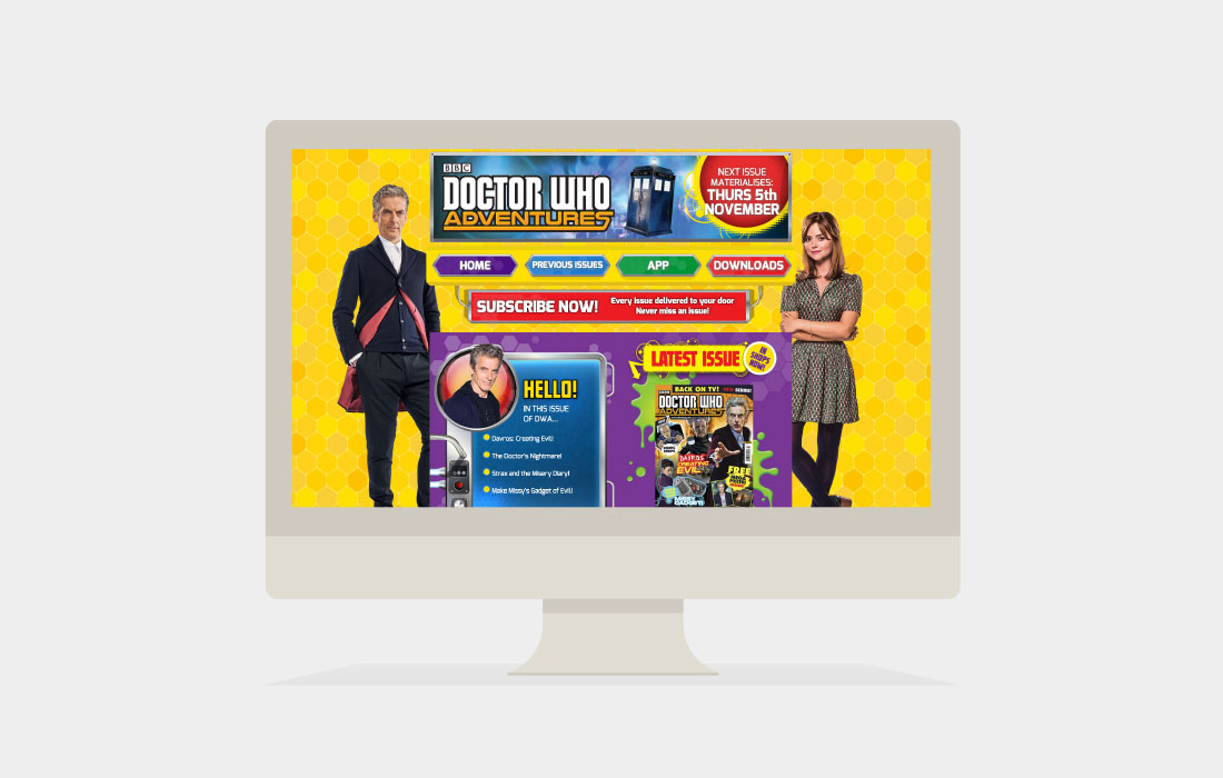 Immediate Media Dr Who Website