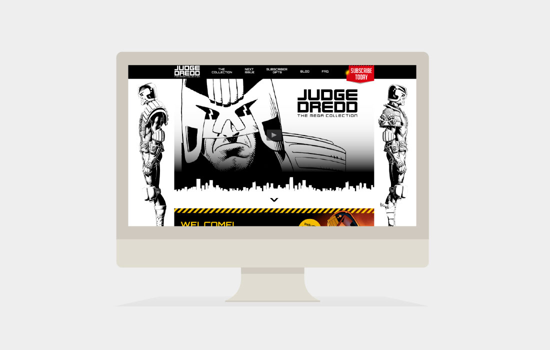 Hachette Partworks Judge Dredd Website
