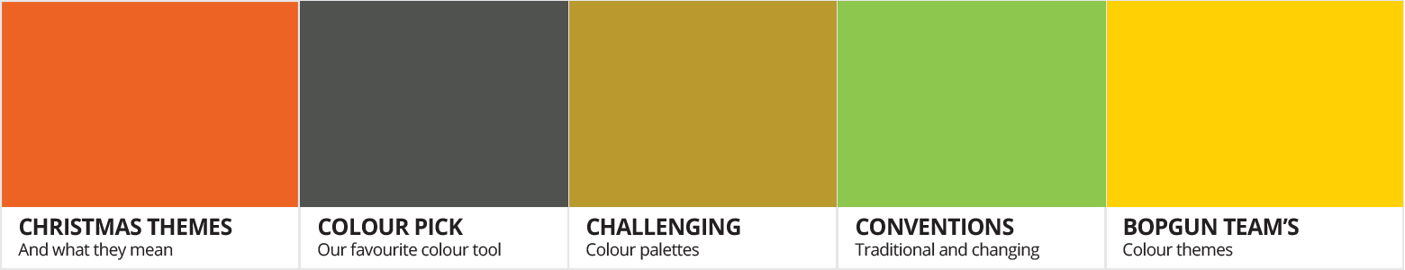 Challenging colour palettes