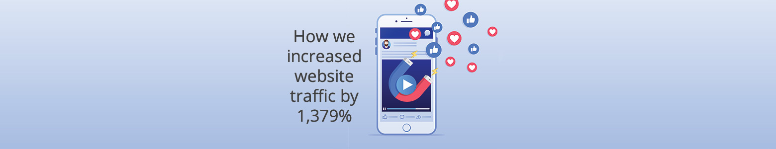 How we used Facebook Instant Experience ads to increase website traffic by 1,379%