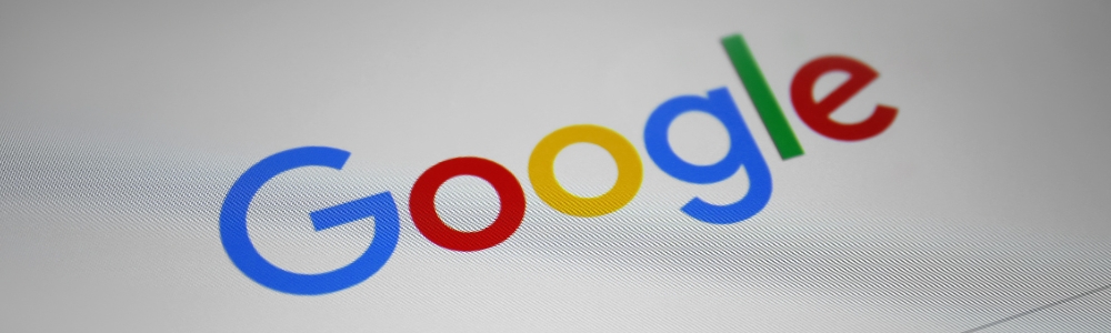Close-up of the Google logo
